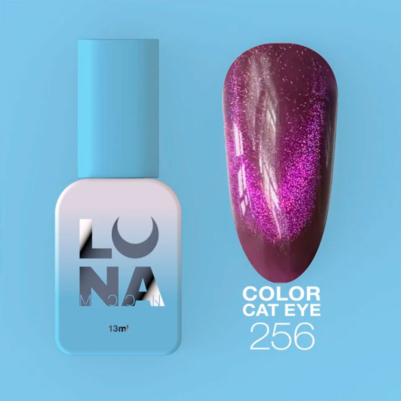 Цветной гель-лак Lunamoon Cat Eye Nr 256 - 13 ml
