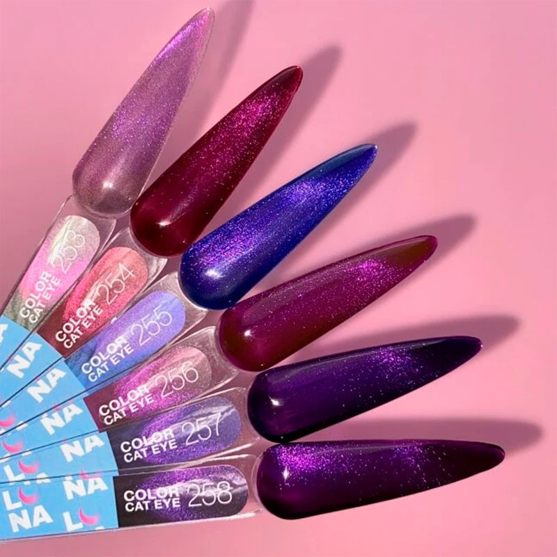 Цветной гель-лак Lunamoon Cat Eye Nr 258 - 13 ml