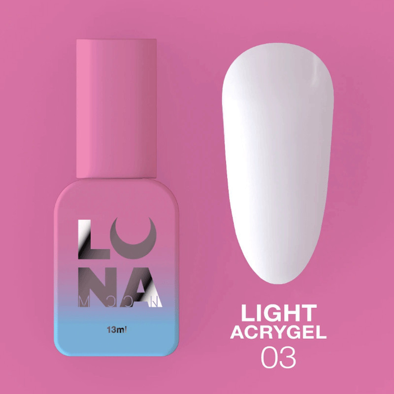 Жидкий акригель - Liquid Light Acrygel - Lunamoon Nr 3 - 13ml