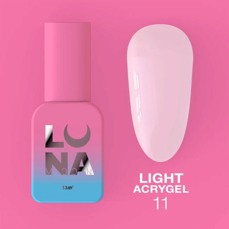 Жидкий акригель - Liquid Light Acrygel - Lunamoon Nr 11 - 13ml