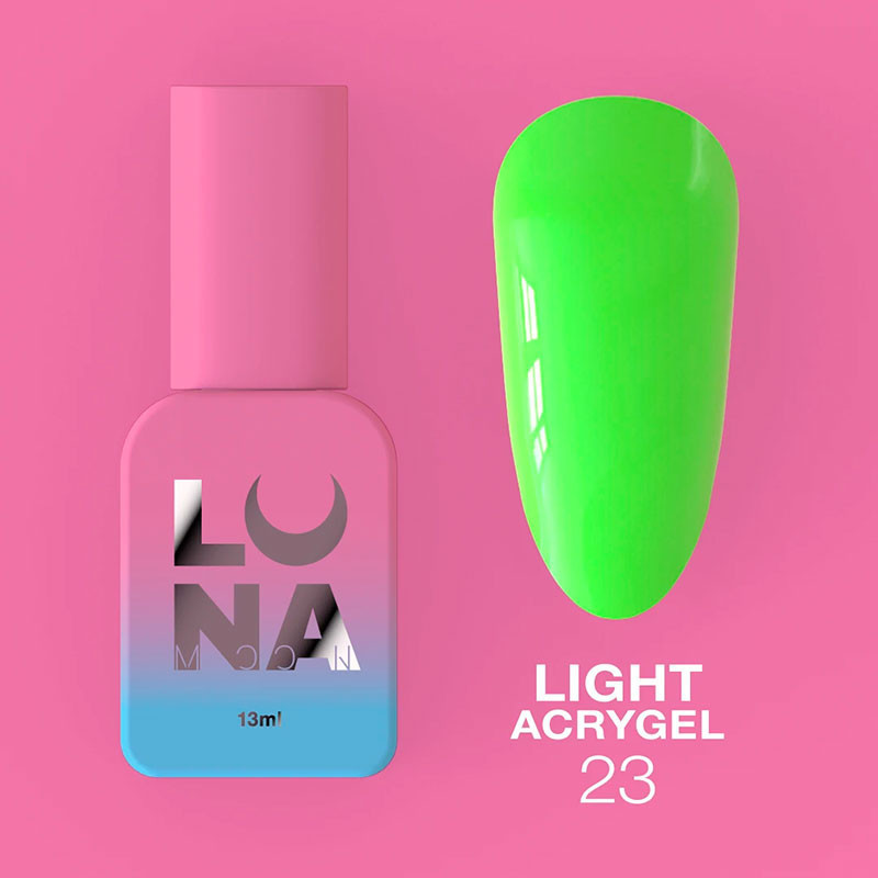 Жидкий акригель - Liquid Light Acrygel - Lunamoon Nr 23 - 13ml