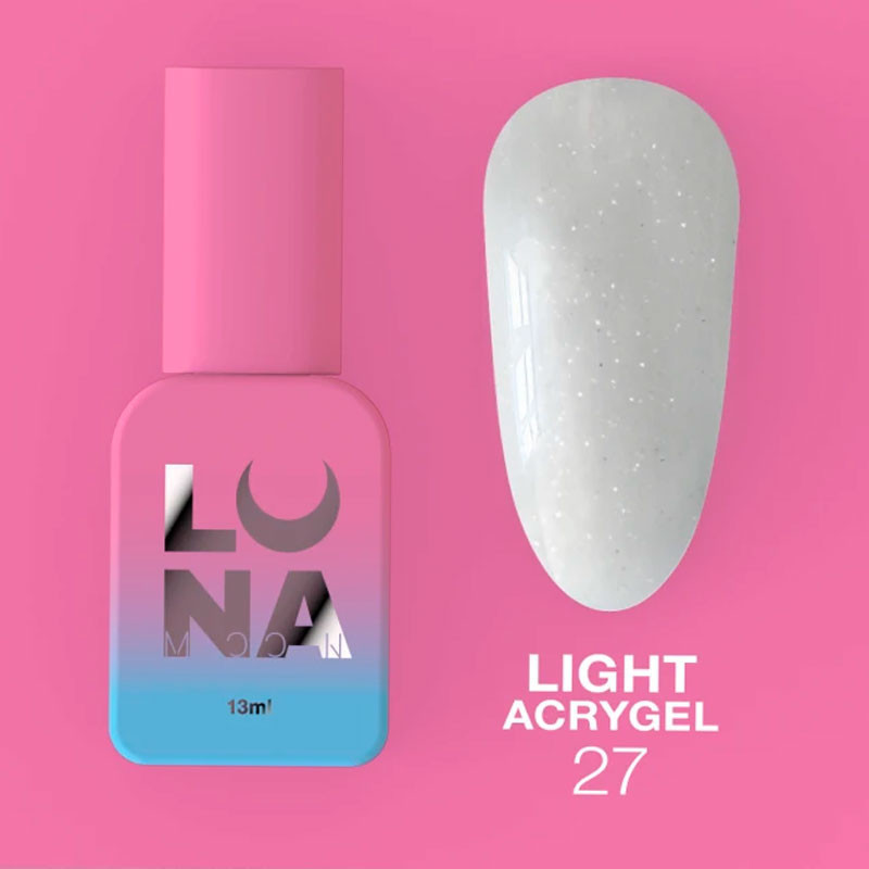 Жидкий акригель - Liquid Light Acrygel - Lunamoon Nr 27 - 13ml