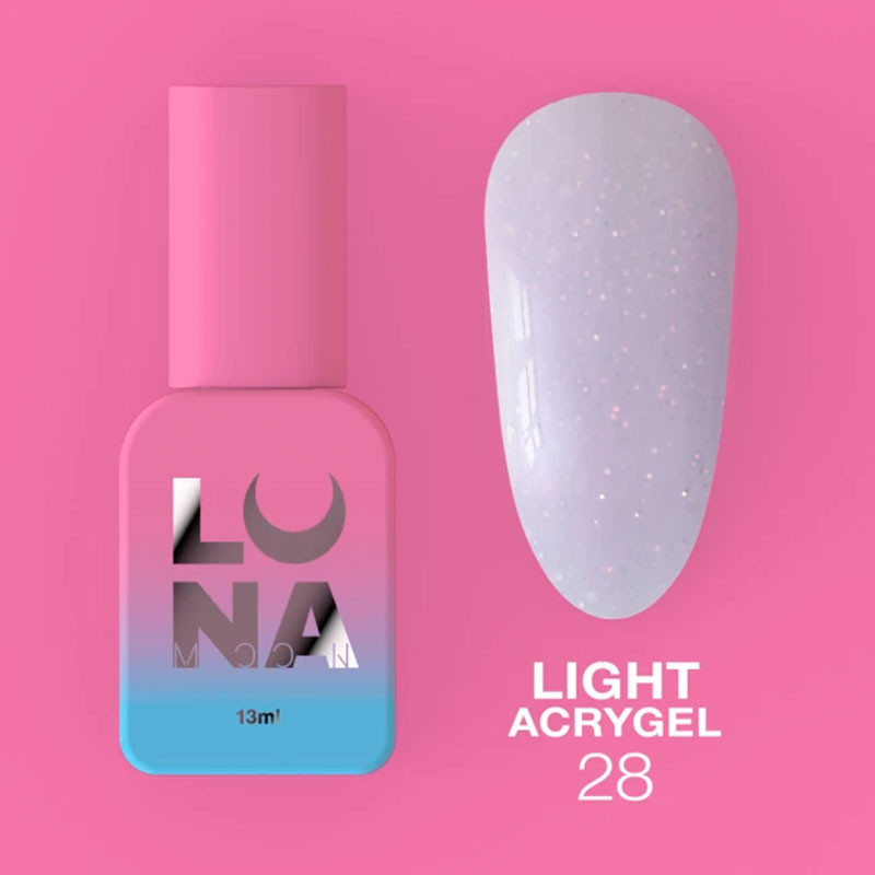 Жидкий акригель - Liquid Light Acrygel - Lunamoon Nr 28 - 13ml