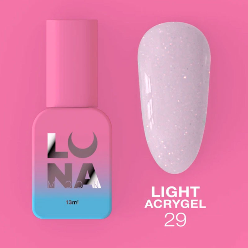 Жидкий акригель - Liquid Light Acrygel - Lunamoon Nr 29 - 13ml