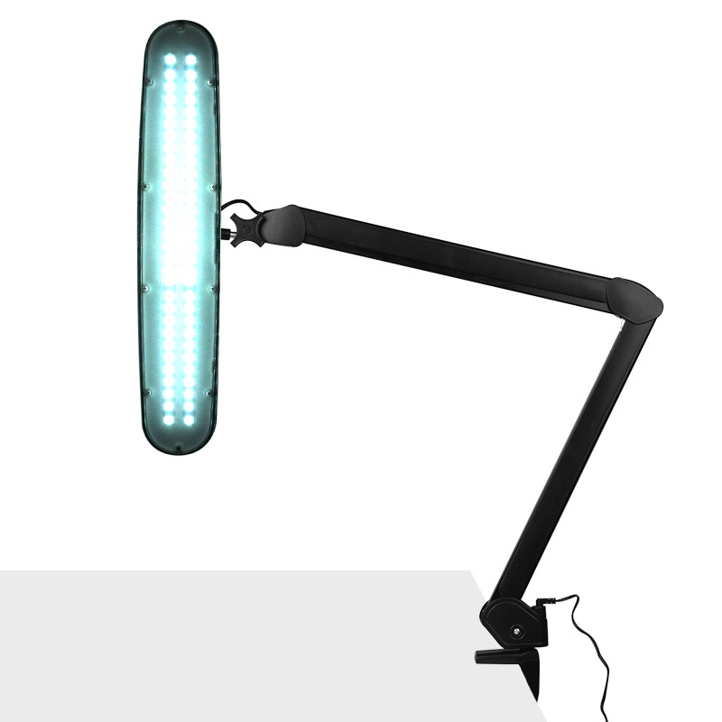 Elegant LED workshop lamp 801 l with a vice reg. black light intensity