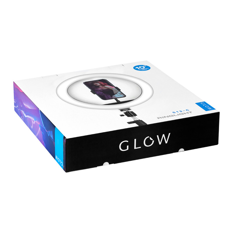 GLOW ring lamp ring 10" bsc with tripod 10W
