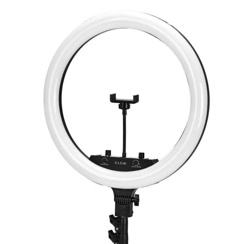 GLOW 18" bsc RGB ring lamp with 45W tripod