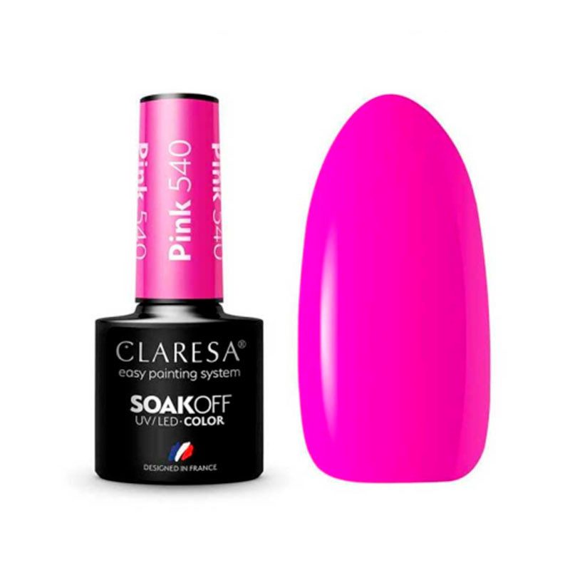 Geelilakka - Claresa PINK № 540, 5 ml
