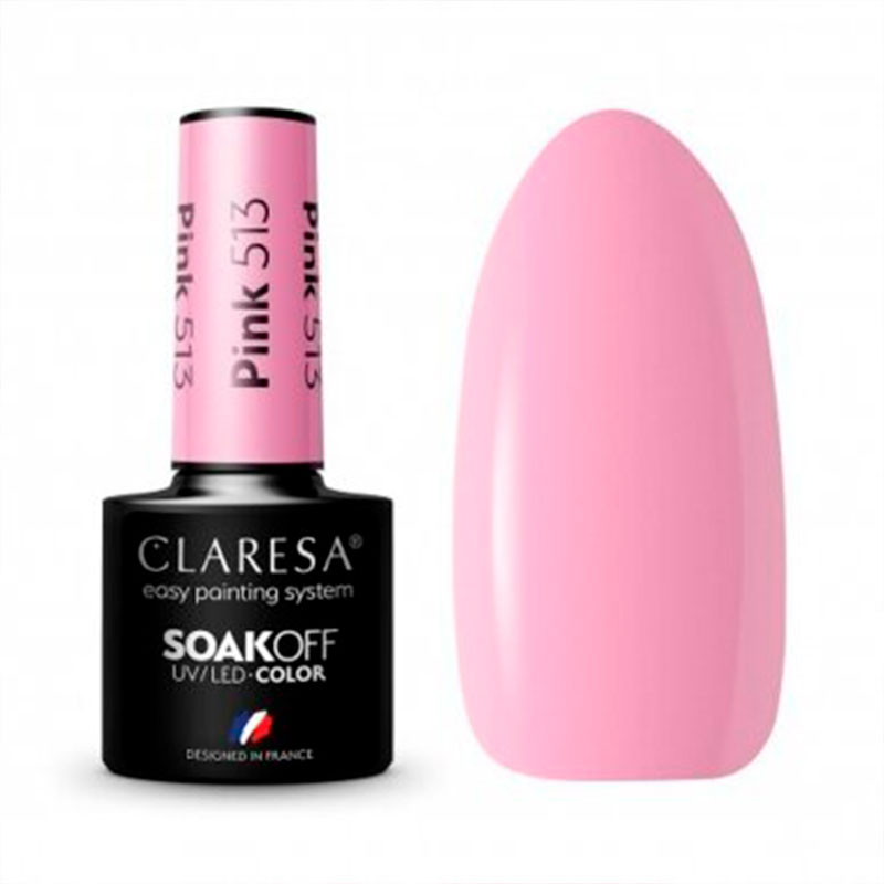 Geelilakka - Claresa PINK № 513, 5 ml