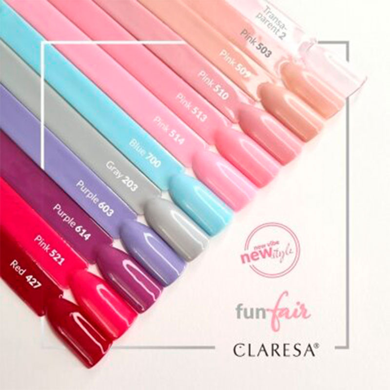 Geelilakka - Claresa PINK № 513, 5 ml