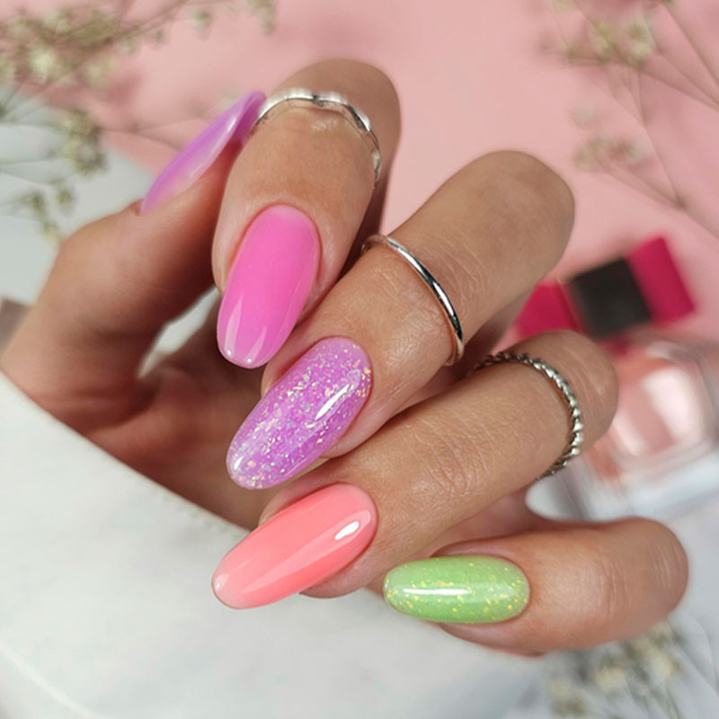 Базовое покрытие  Brush Easy Gel Base Claresa Glitter Pink - 5 g