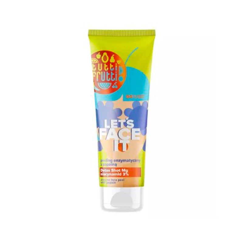Farmona Tutti Fruttii Let’s Face It – энзимный пилинг для лица с папаином и ниацинамидом 3%, 100 мл