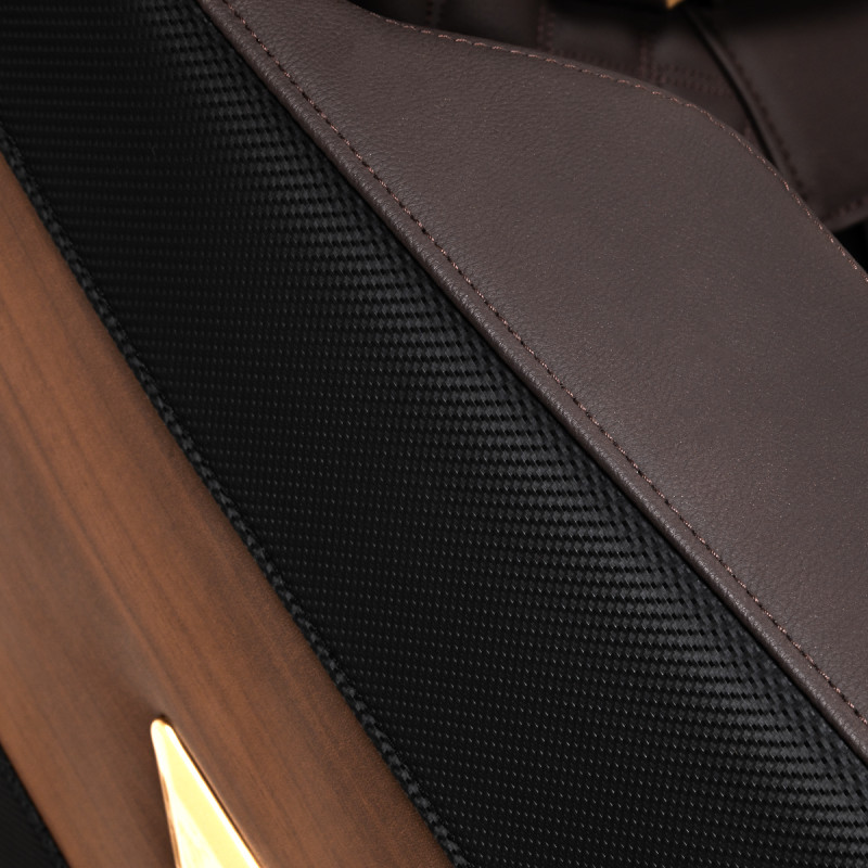 Sakura massage chair 306A wooden leather