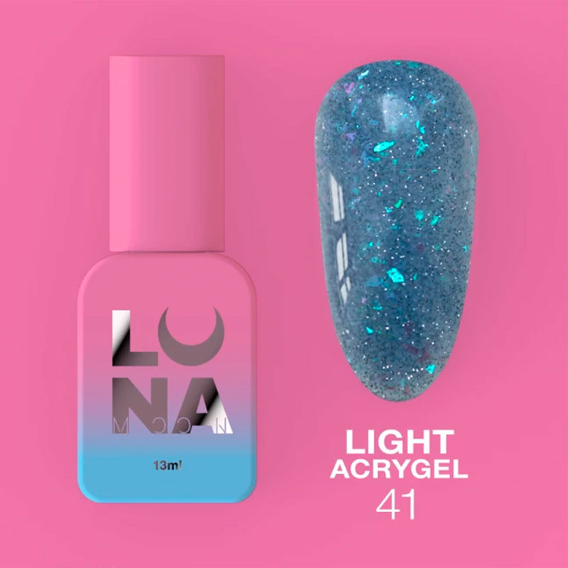Жидкий акригель - Liquid Light Acrygel - Lunamoon Nr 41 - 13ml