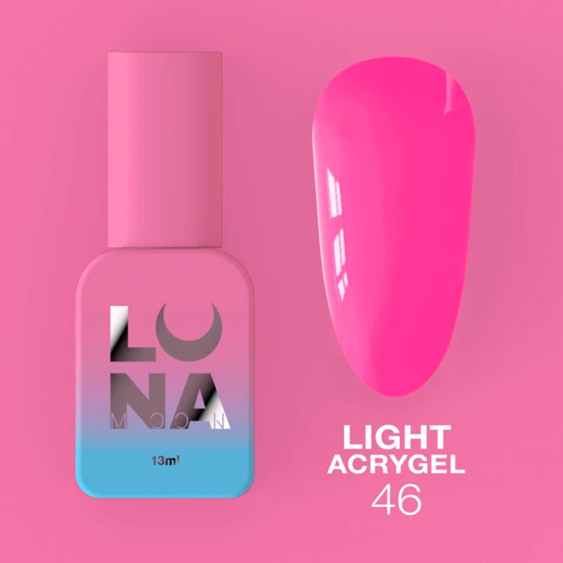 Жидкий акригель - Liquid Light Acrygel - Lunamoon Nr 46 - 13ml