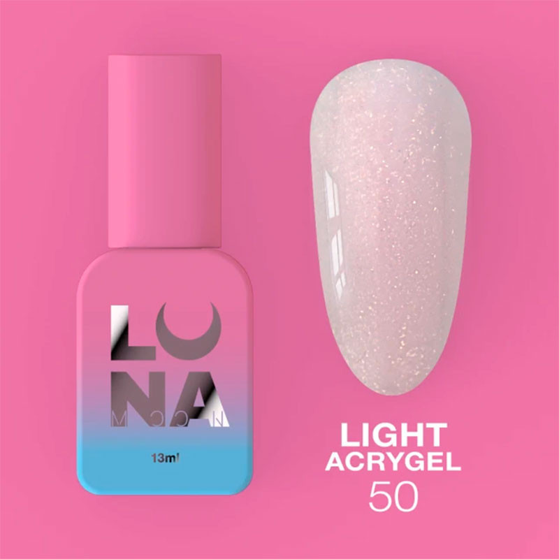 Жидкий акригель - Liquid Light Acrygel - Lunamoon Nr 50 - 13ml