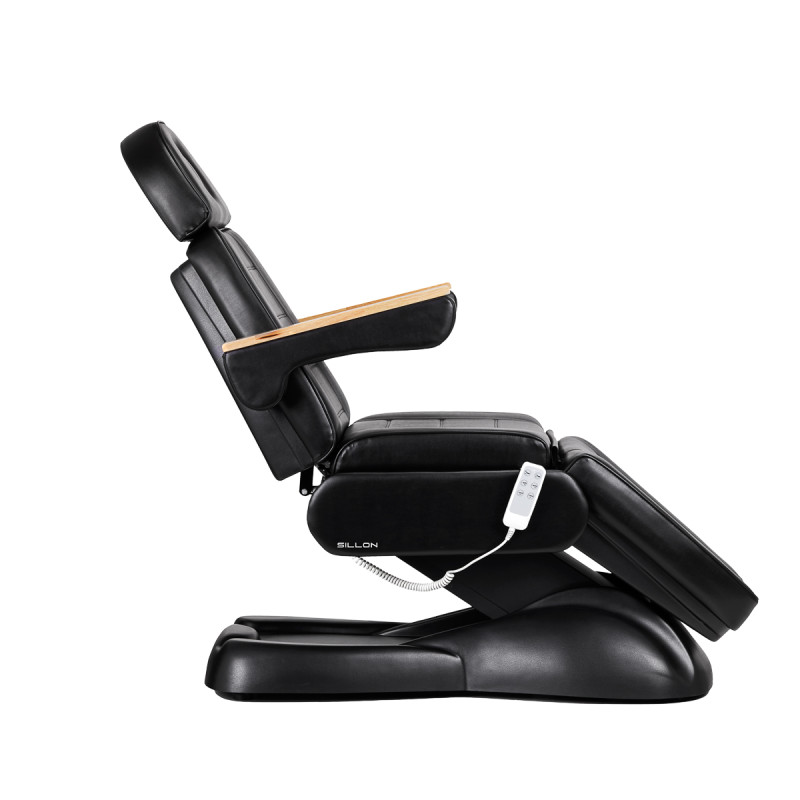 Electric cosmetic chair SILLON Lux 273B 3 actuators black