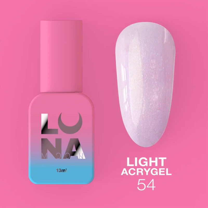 Жидкий акригель - Liquid Light Acrygel - Lunamoon Nr 54 - 13ml