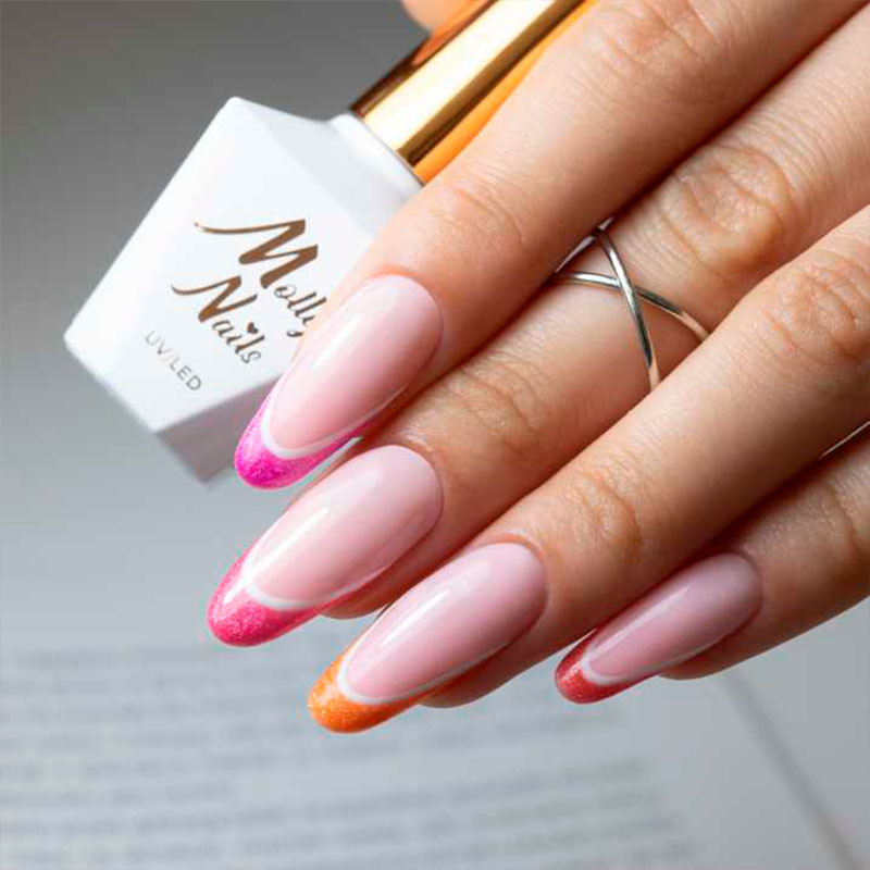 Color Gel Polish Molly Nails Neon Flash Cat Eye 171 - 8 g