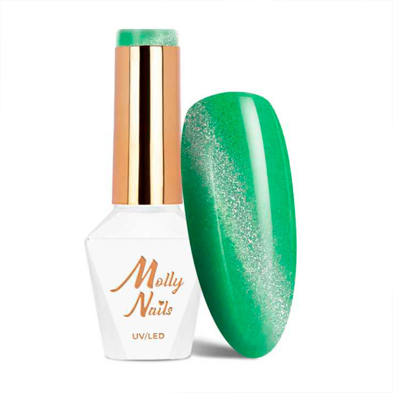 Color Gel Polish Molly Nails Neon Flash Cat Eye 177 - 8 g