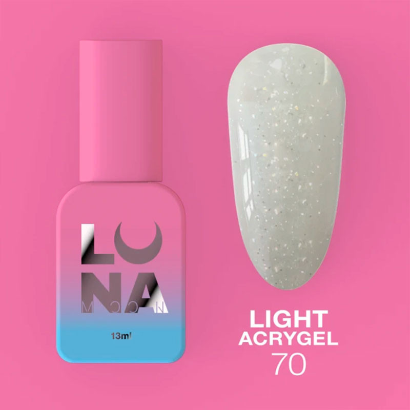 Жидкий акригель - Liquid Light Acrygel - Lunamoon Nr 70 - 13ml