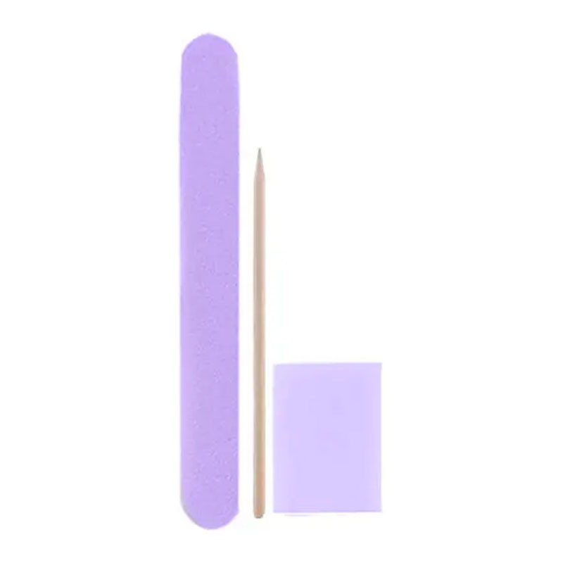 Kertakäyttöinen manikyyrisetti – DNKa Manicure Set – viila, bufferi, appelsiinipuutikku