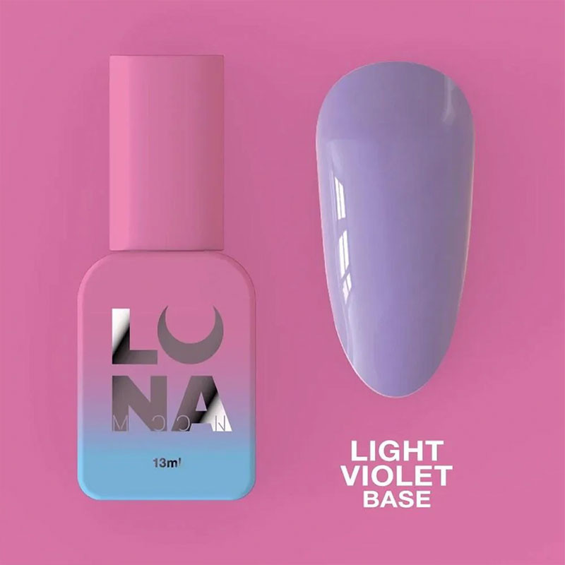 Камуфлирующая база Lunamoon Light Violet Base - 13 ml