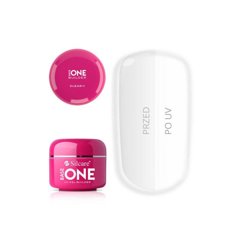 Base One Gel UV Silcare - Clear V - 30 ml