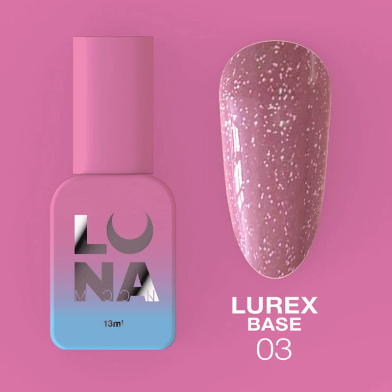 Камуфлирующая база Lunamoon Lurex Base Nr 3 - 13ml