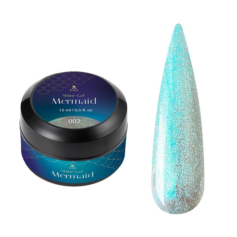 Shine Gel Mermaid 002 F.O.X - 15 мл