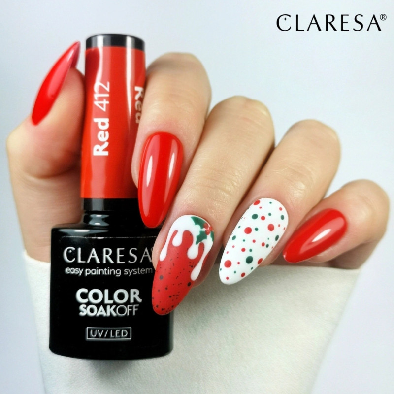 Geelilakka - Claresa RED № 412, 5 ml