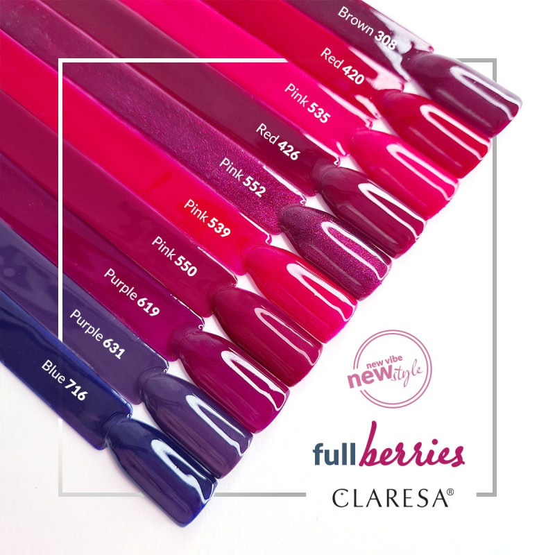 Geelilakka - Claresa RED № 426, 5 ml