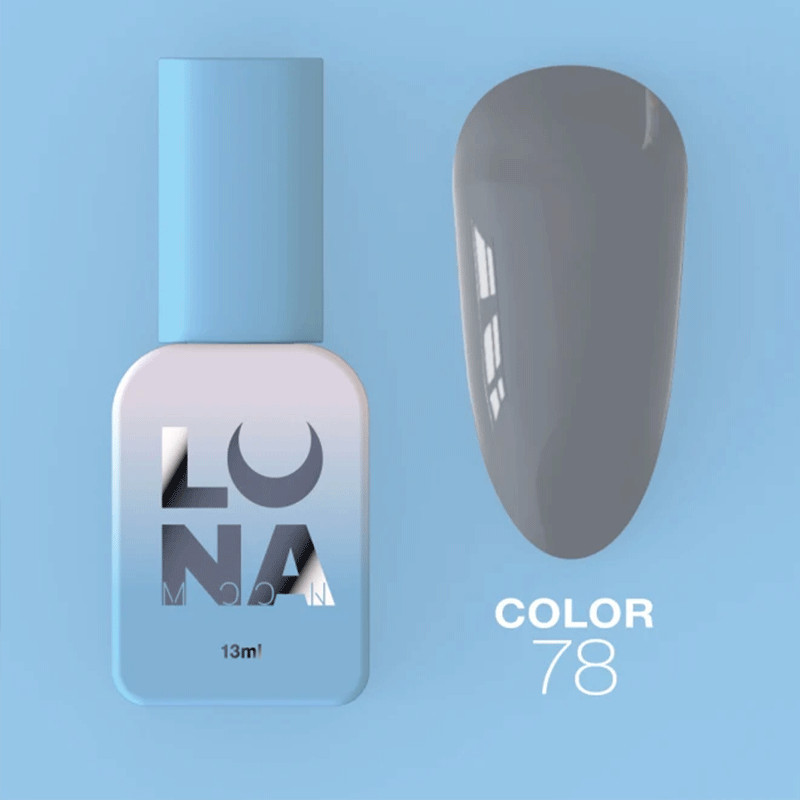 Цветной гель-лак - Lunamoon Nr 78, 13 ml