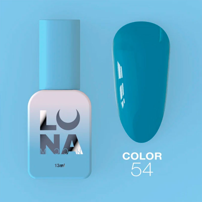 Цветной гель-лак - Lunamoon Nr 54, 13 ml