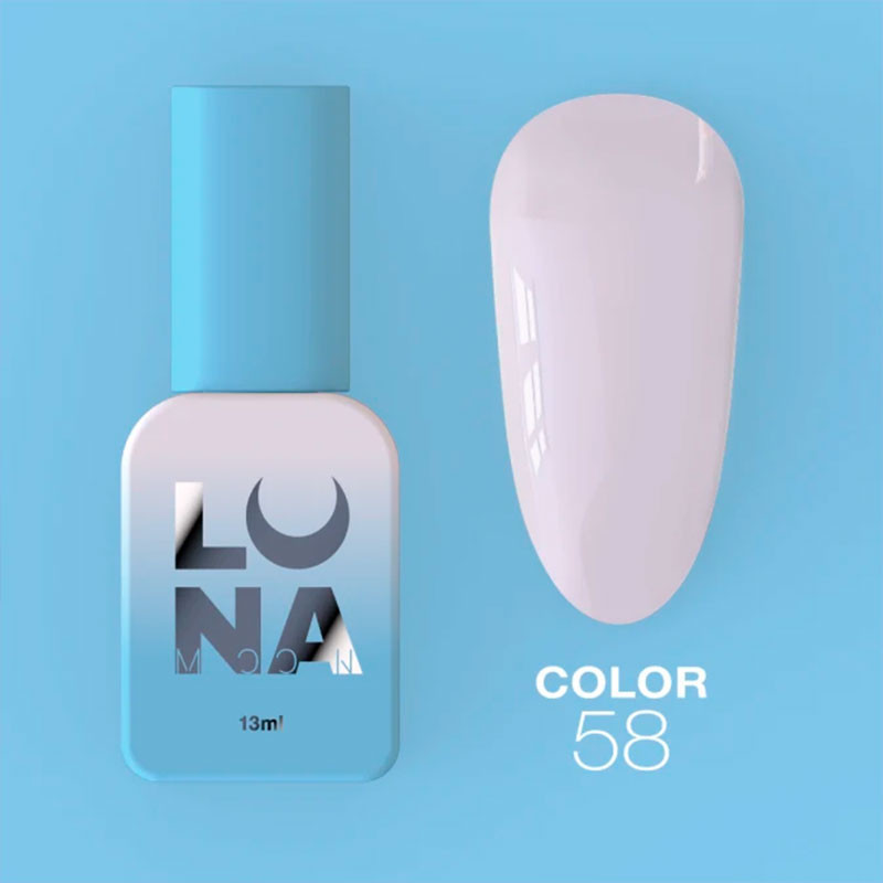 Color gel polish - Lunamoon Nr 58, 13 ml