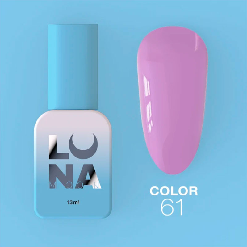 Цветной гель-лак - Lunamoon Nr 61, 13 ml