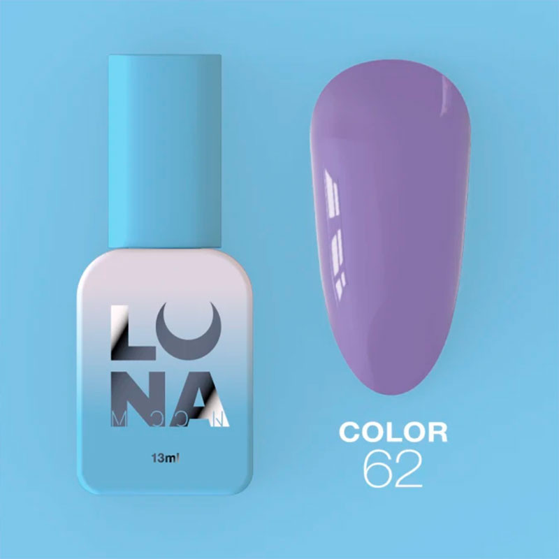 Color gel polish - Lunamoon Nr 62, 13 ml
