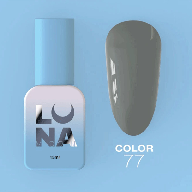 Цветной гель-лак - Lunamoon Nr 77, 13 ml