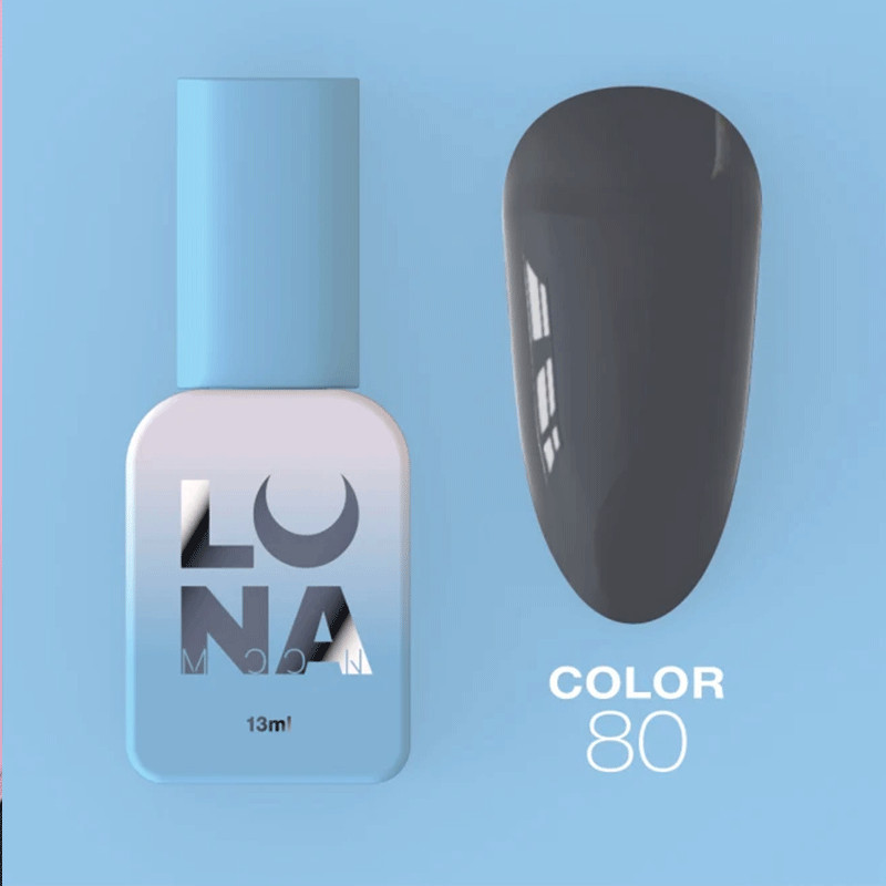 Цветной гель-лак - Lunamoon Nr 80, 13 ml