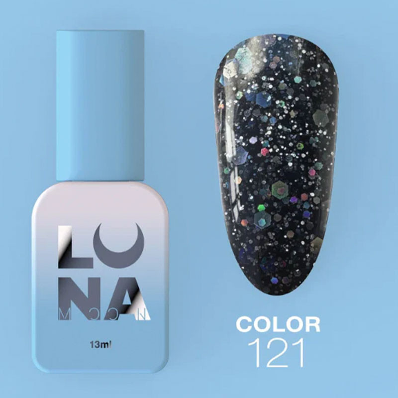 Цветной гель-лак - Lunamoon Nr 121, 13 ml