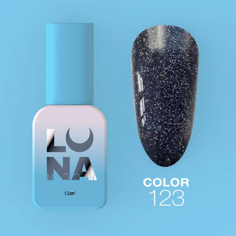 Цветной гель-лак - Lunamoon Nr 123, 13 ml