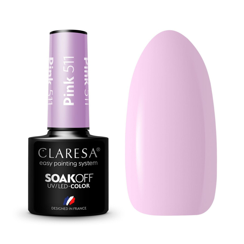 Geelilakka – Claresa PINK nro 511 – 5 ml