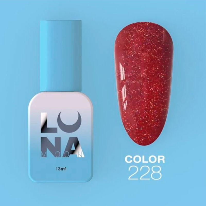 Цветной гель-лак - Lunamoon Nr 228, 13 ml