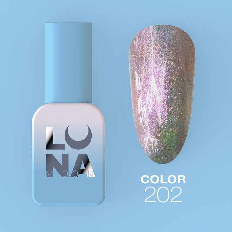 Цветной гель-лак - Lunamoon Nr 202, 13 ml