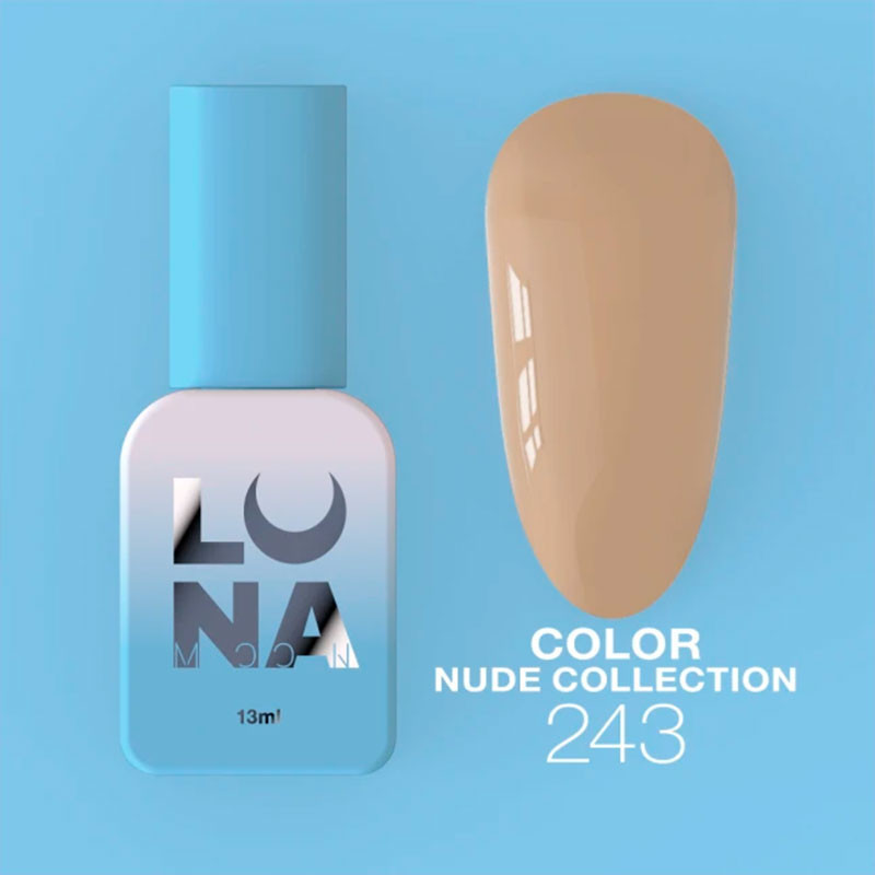 Цветной гель-лак - Lunamoon Nr 243, 13 ml