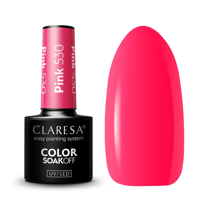 Цветной гель-лак, Claresa PINK № 530, 5 ml