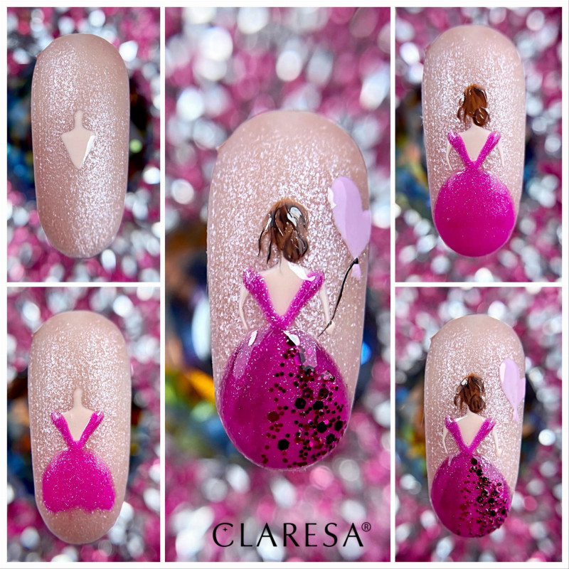 Цветной гель-лак Claresa Sparkle № 3, 5 ml