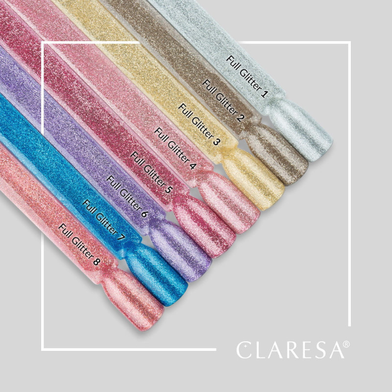 Gel polish – Claresa FULL Glitter No. 6 – 5 ml
