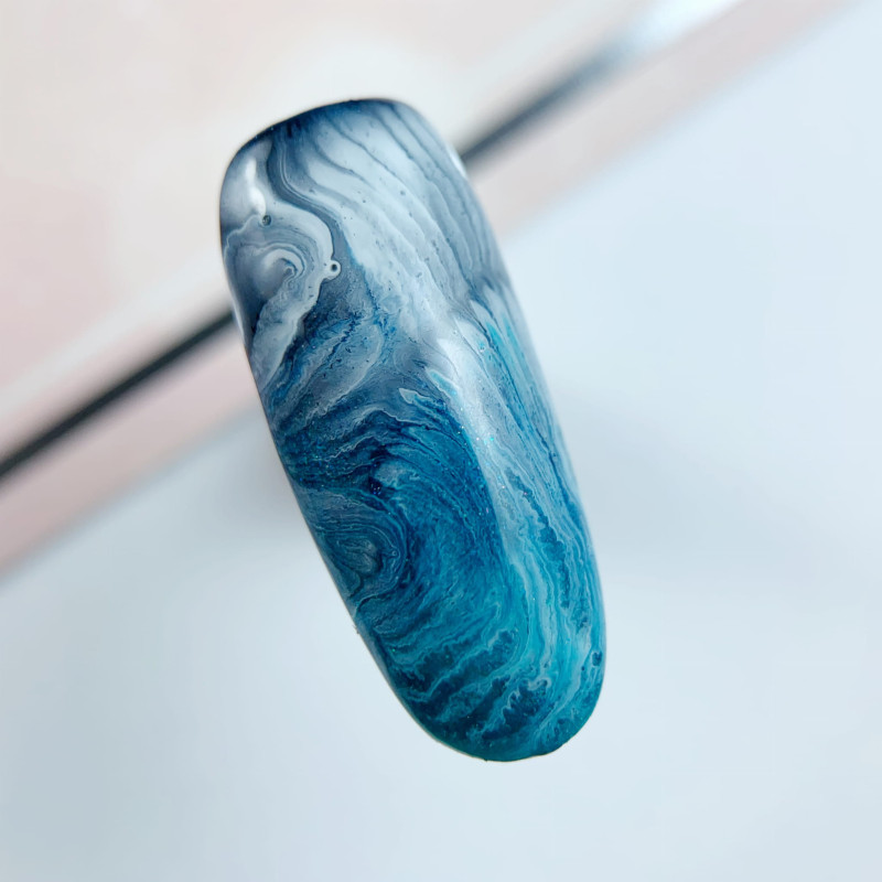 Цветной гель-лак Claresa Galaxy Blue, 5 ml