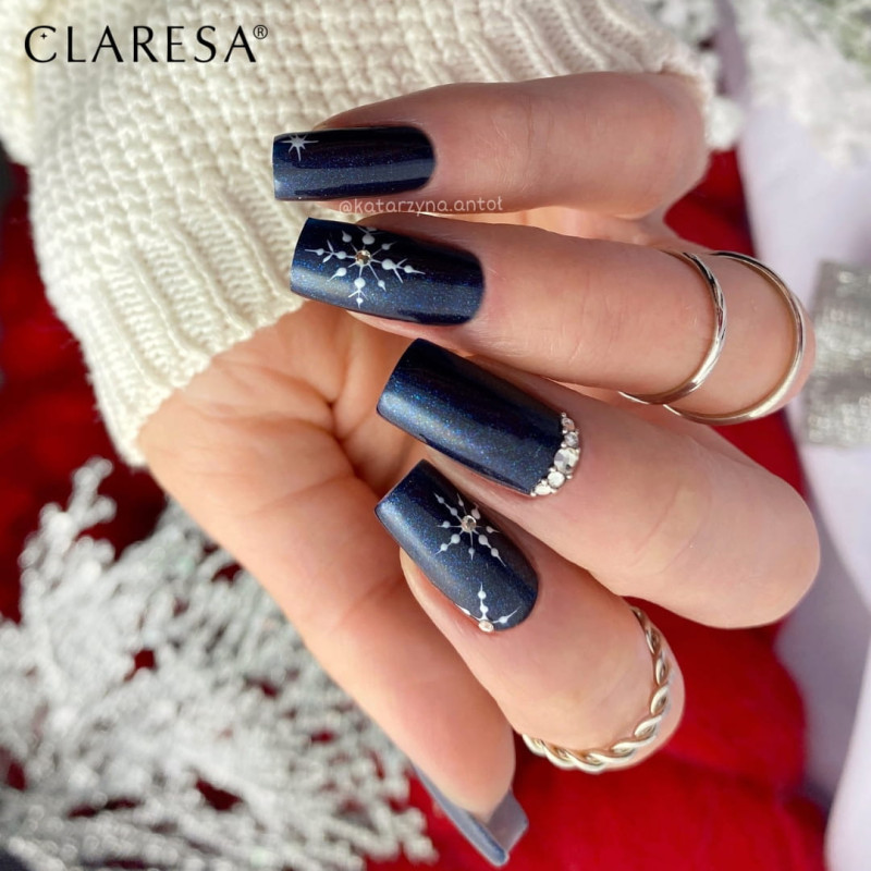 Цветной гель-лак Claresa Galaxy Blue, 5 ml